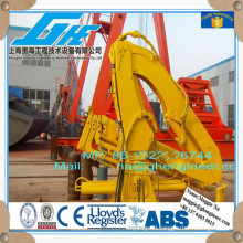 hydraulic knuckle boom marine ship deck jib crane